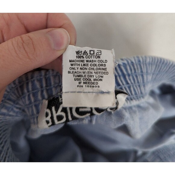 Briggs Petite Womens Jeans Light Blue Denim Balloon Pull On High Rise Retro 12P - Picture 6 of 10